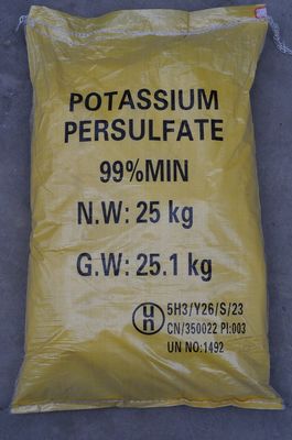 25 kg/zak Kaliumpersulfaat samengestelde oplossing Wit Amorf poeder Geurloos
